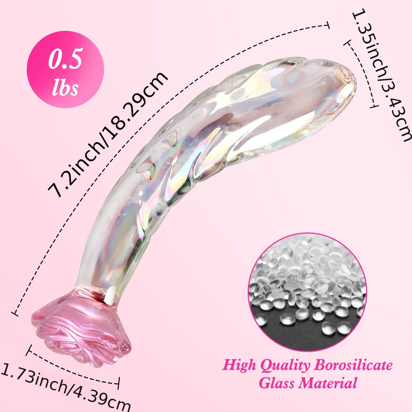 Dildo Anal de Cristal  para Principiantes | Shakti Energy®