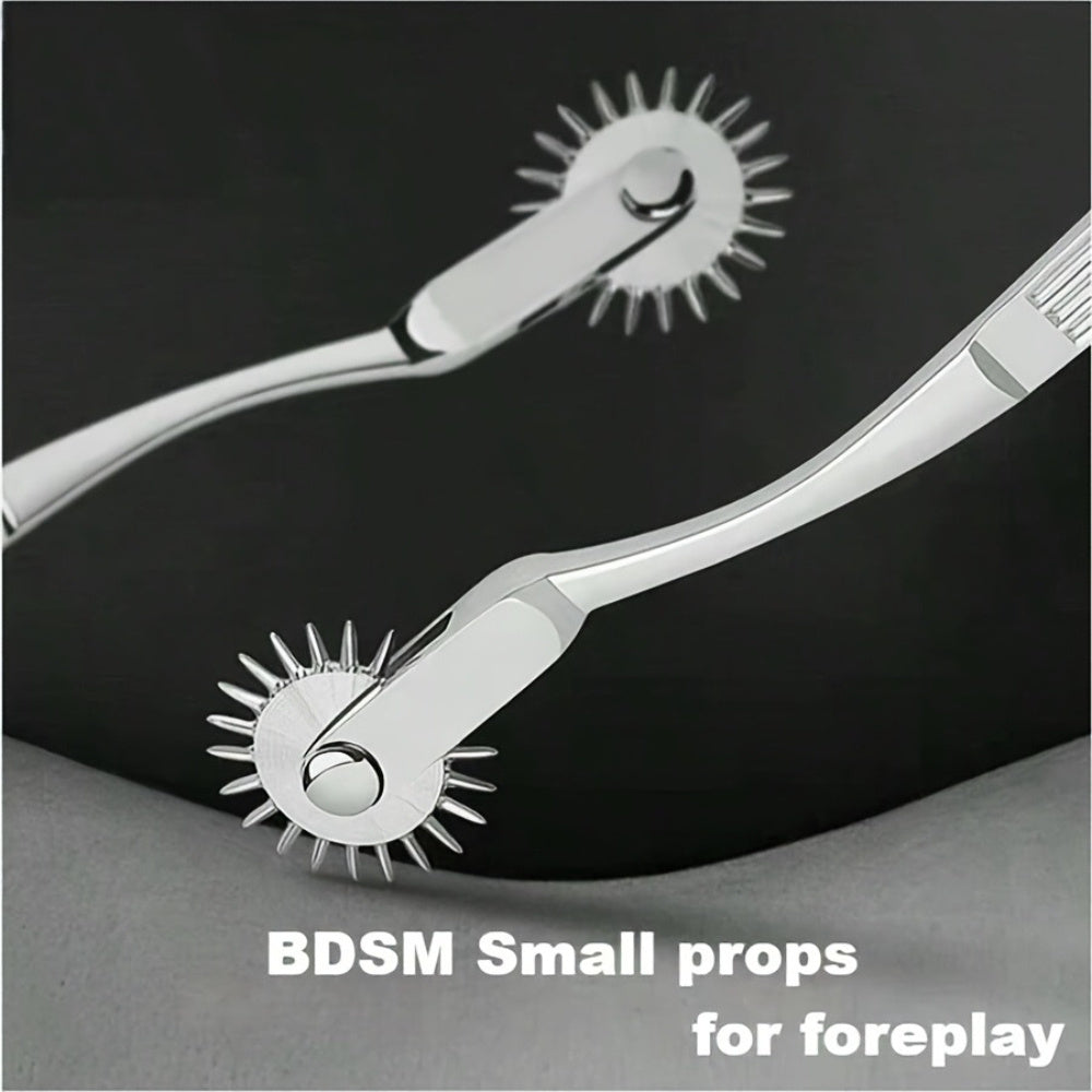 2 piezas, Dispositivo de sujeción BDSM para parejas adultas, Masajeador de rodillos y pinza de campana para pezón, Juguetes sexuales, Accesorios esenciales para juegos de pareja para momentos apasionados, Accesorios sexuales, Adecuado para mujeres y pare