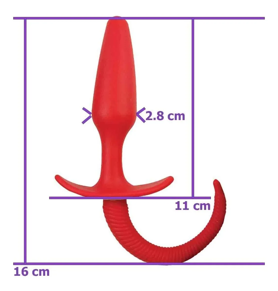 Entrenador Anal Ass Blaster #3 Rojo - Silicona Premium | Shakti Energy®