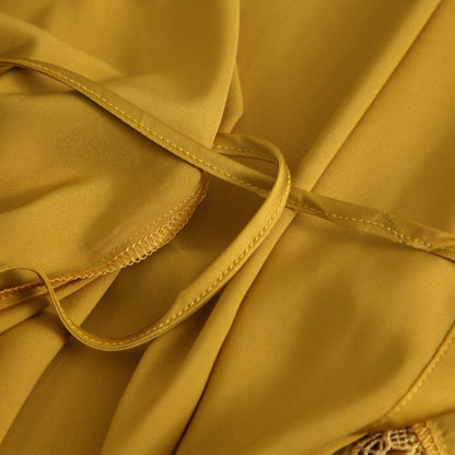 Conjunto de Lencería 4 Piezas en Seda Artificial con Encaje | Shakti Energy®